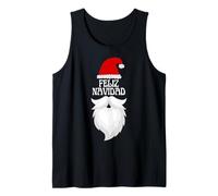 Feliz Navidad Merry Christmas Spanish Santa Clause Tank Top