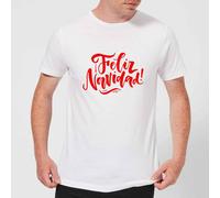 Feliz Navidad T-Shirt - White - 5XL