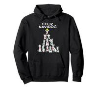 Feliz Navidog Funny Christmas Dog TShirt Cute Xmas Tree Dog Pullover Hoodie