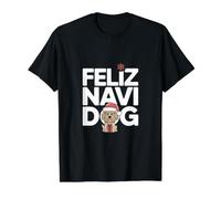 Feliz Navidog - Funny Feliz Navidad Pun Christmas Dog Value Graphic T-Shirt
