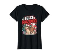 Feliz Navidog - Funny Feliz Navidad Pun Christmas Dog Value Graphic T-Shirt