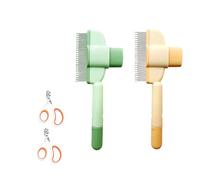 Fellblitz Brush Fur Flash Brush Cats Fur Wonder Brush The Bestseller Self-Cleaning Pet Brush for Long Self-Cleaning Flea Comb and Grooming Brush for Pets (3)