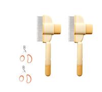 Fellblitz Brush Fur Flash Brush Cats Fur Wonder Brush The Bestseller Self-Cleaning Pet Brush for Long Self-Cleaning Flea Comb and Grooming Brush for Pets (1)