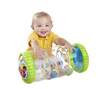 Fellflying Baby Roller for Tummy Time, Toys for 6-12 Months, Inflatable Crawling Toy With Bell, Toddler Activity Center