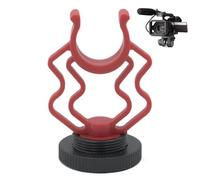 Fellflying Camera Mic Shock Mount - Camera Microphone Holder,Noise Reduction Mic Bracket for Making Vlog and Live and Video Interview