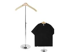 Fellflying Flexible Shirt Rack Shoulder Stand, Coat Hanger Clothes Hanger Rack Non-Slip, T Shirt Display Stand for Shoulder Stability Adjustable for Everyday Offices