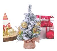 Fellflying Little Christmas Tree | Holiday Decor,Small Artificial Christmas Tree | for Home Desktop Dining Table Windowsill Winter Indoor
