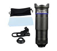 Fellflying Monocular Telescope for Smartphone - Outdoor Lens Monocular for Bird Watching,4K Resolution Portable Monocular Telescope for Fishing, Hiking, Camping, and Bird Watching