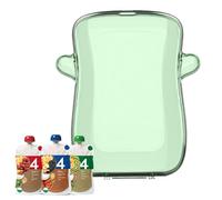 Fellflying Pouch Holder No Squeeze | Portable Baby Pouch Holder Squeeze Proof | Milk Box Holder, Reusable Baby Food Bottle, Anti-Spill Fruit Pouch Holder No Squeeze for Drink Boxes