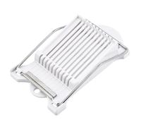 Fellflying Stainless Steel Luncheon Meat Slicer - Stainless Steel Wire Egg Slicer,Quick Evenly Strong Handheld Slicer for Luncheon Meat, Cheese, Ham, Avocado, Hot Dogs