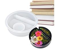 Fellflying Tea Light Holder Mold,Cement Craft Mold for Christmas | Silicone Casting Mould for Christmas Teens Adults Plaster Party Planners Artists Craft Enthusiasts Home Decorators Art Teachers