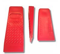 Felling Wedge Set 3-Piece - Plastic Wedges 1 x 20 cm & 2 x 14 cm for Safe Tree Felling - Forestry & Chainsaw Accessories