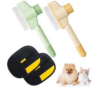 Fellmagnet Gloves, 4-in-1 Set for Pet Hair Removal, Cat Hair Remover with Self-Cleaning Fur Click Brush, Fur Magnet - The Bestseller for Efficient Pet Grooming, Ideal for Dogs and Cats