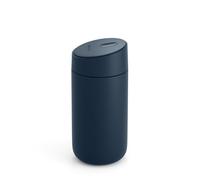 Fellow 12 oz Carter Slide Travel Coffee Mug with Slide-Lock lid - Leak Proof to-Go Coffee Tumbler with Ceramic Interior and Vacuum-Insulated Stainless Steel - Coffee Cups - Stone Blue