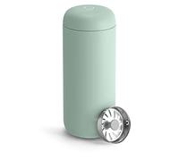 Fellow 16 oz Carter Move Travel Mug - Vacuum-Insulated Stainless Steel Travel Coffee Mug - Coffee Tumbler with Ceramic Interior and Splash Guard - Mint Chip