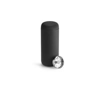 Fellow 16 oz Carter Move Travel Mug - Vacuum-Insulated Stainless Steel Travel Coffee Mug - Coffee Tumbler with Ceramic Interior and Splash Guard - Matte Black