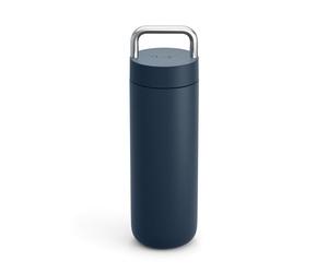 Fellow 20 oz Carter Carry Vacuum Insulated Tumbler for Water, Tea, Coffee, Smoothies, & More - Stainless Steel - Keeps Heat for 12 Hours/Stays Cold for 24 Hours-Leak-Proof Seal-Slim Width-Stone Blue
