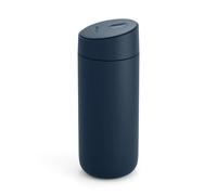 Fellow Carter Coffee Travel Mug 16 oz, Ceramic Lined, Leak-Proof | Vacuum Insulated Stainless Steel Tumbler, Hot 6h Cold 6h, Dishwasher Safe, Reusable Coffee Cup, Slide Lid, Stone Blue