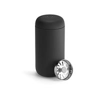 Fellow Carter Move Travel Coffee Mug 12 oz, Ceramic Lined, Hot 12h | Insulated Coffee Cup, Stainless Steel Tumbler, Leakproof, Cold 24h, Dishwasher Safe, Splash Guard, Matte Black