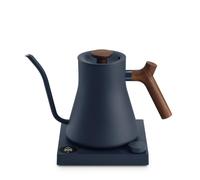 Fellow Electric Gooseneck Kettle, Temperature Control, Wake-Up Timer | Stagg EKG Pro, 0.9L, For Pour-Over Coffee and Tea, Schedule Ahead, Quick Heating, Brew Timer, Stone Blue with Walnut