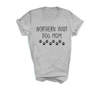 Fellow Friends - Northern Inuit Dog T-Shirt, Northern Inuit Dog Mom Shirt Womens Gifts Medium Grey