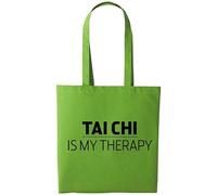 Fellow Friends - Tai Chi Bag, Tai Chi gift, Tai Chi is My Therapy Tote Bag Long Handle Kiwi