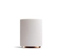 Fellow Monty Double Wall Ceramic Latte Mug, Matte White, 11 oz Cup