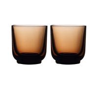 Fellow Pirch Cappuccino Amber glass set, 2 pcs. x 192 ml