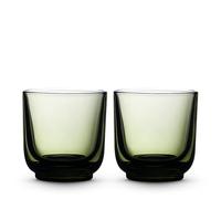 Fellow Pirch Cappuccino Glasses 6.5 oz Artisanal Cups, Set of 2, Dishwasher Safe Coffee Glasses for Milk & Espresso Drinks - Woodland