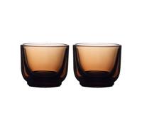 Fellow Pirch Espresso Amber glass set, 2 pcs. x 104 ml