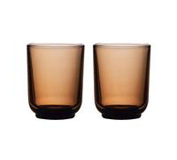 Fellow Pirch Latte Amber glass set, 2 pcs. x 325 ml