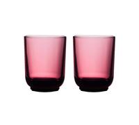 Fellow Pirch Latte Garnet glass set, 2 pcs. x 325 ml