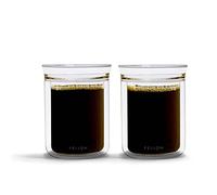 Fellow Stagg Tasting Glasses for Coffee and Tea with Handblown Borosilicate Glass, 10 oz (Set of 2) Clear