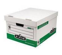 Fellowes 00791-FFLP 26.2 x 47.6 x 38.8 cm Bankers Box System Archive Cardboard Storage Box - Green (Pack of 10)