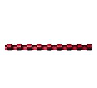 Fellowes 10 mm A4 Plastic Binding Combs - Red, Pack of 100