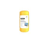 Fellowes 100 Screen and Keyboard Wipes Tub for Home and Office - Monitor/Laptop/iPad/Mobile Phone/Tablet Cleaning Wipes Singular Pack Multi