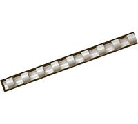 Fellowes 10mm A4 Binding Combs for Comb Binding Machine - 21 Ring, 41-55 Sheet Binding Capacity - Pack of 25 - White