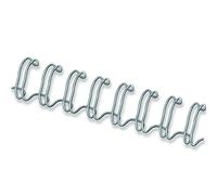 Fellowes 10mm Wire Binding Combs, 100 Pack - Silver