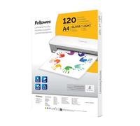 Fellowes 120pk A4 Laminating Pouches, Glossy Finish, 120 Sheets - Ideal for Notices and Photos - Amazon Exclusive