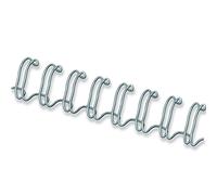 Fellowes 12mm Wire Binding Combs, 100 Pack - Silver