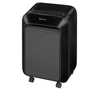 Fellowes 15 Sheet Paper Shredder for Office Use - 100% Jam Proof Micro Cut Shredder - LX211 Shreds for 20 Minutes - Powershred Office Shredder with Large 23 Litre Pull-Out Bin - DIN Level P5 - Black