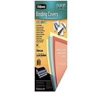 Fellowes A4 Binding Cover - 300 Microns PVC Binding Covers - Pack of 100 Binding Covers - Transparent