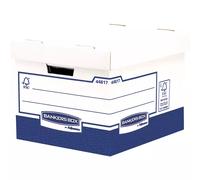 Fellowes 4461701 storage box Rectangular Paper Blue White