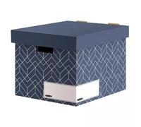 Fellowes 4483701 file storage box Cardboard Blue White