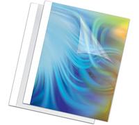 Fellowes 4mm Thermal Binding Covers - 33-43 Sheet Capacity - Pack of 100 White Thermal Binding Covers