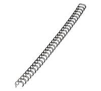 Fellowes 52541 Double-Loop Wire-Binding Combs 3/8-Inch 80 Sht Cap. 25/PK BK