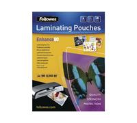 Fellowes 53022 A4 80Mic Adhesive Backed Pouch 100pk