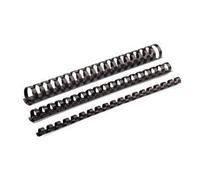 Fellowes 5346507 12mm Black Plastic Comb