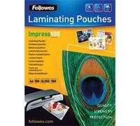Fellowes 53511 A4 100Mic Pouch 100pk