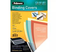 Fellowes A4 PVC Binding Covers - 180 Micron - Transparent - Pack of 100
